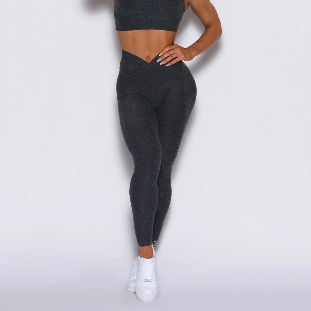 Bombshell Sportswear | V Active Leggings | Charcoal | S